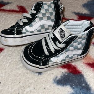 Toddler checkered Vans